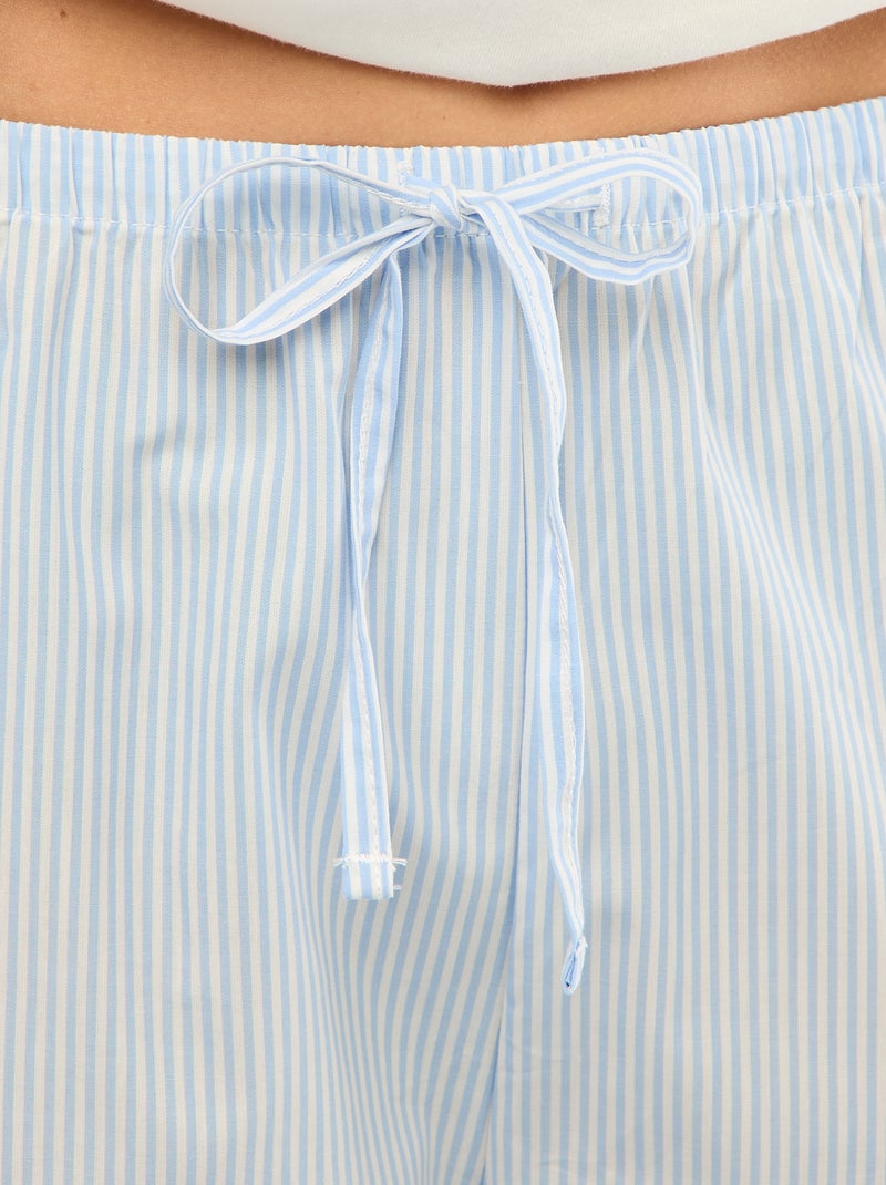 2-Piece 'Angel' Poplin T-Shirt and Pants Pajama Set White - Kiabi