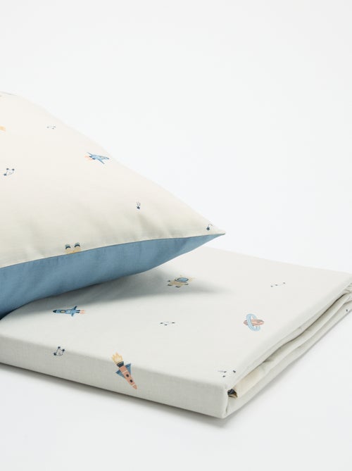 2-Piece Duvet Cover Set (140 x 200cm) with Pillowcase - Kiabi