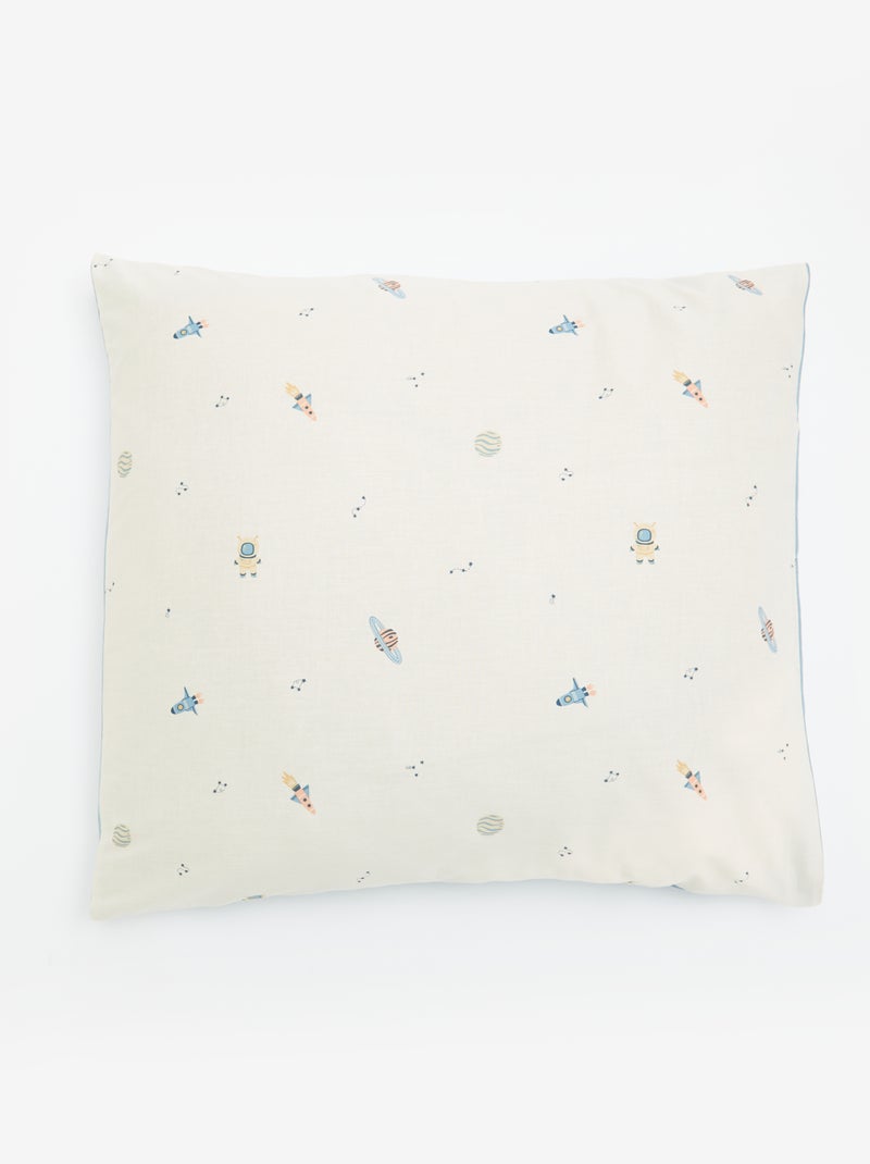 2-Piece Duvet Cover Set (140 x 200cm) with Pillowcase Blue - Kiabi