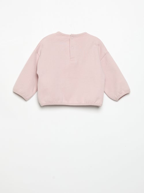 2-piece Fleece Jogging Set - Sweatshirt + Trousers - Kiabi