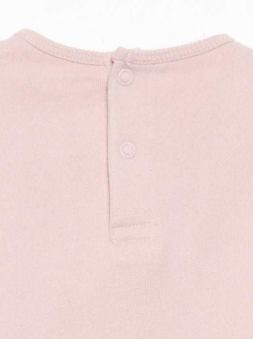 2-piece Fleece Jogging Set - Sweatshirt + Trousers - Kiabi