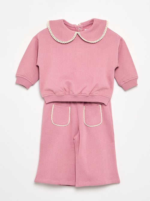 2-piece Fleece Set - Sweatshirt + Pants - Kiabi