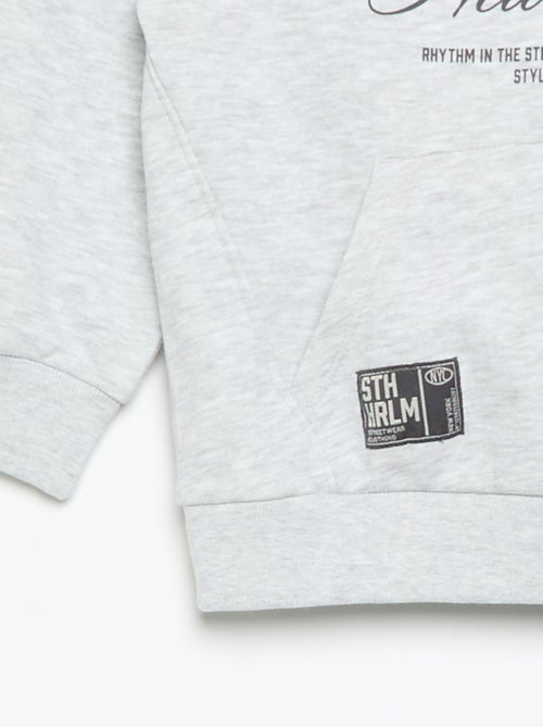 2-Piece Hooded Zip-Up Sweatshirt & Joggers Set - Kiabi