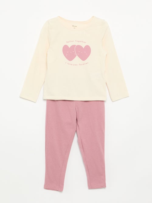 2-piece jersey pyjamas - Kiabi