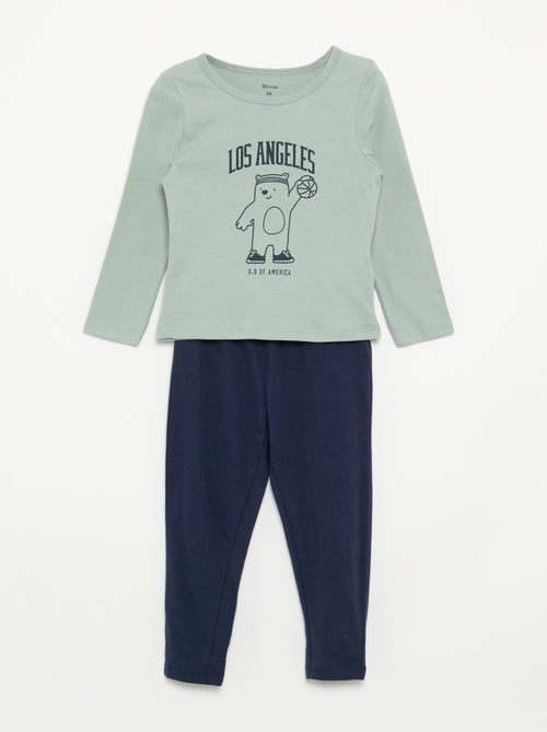 2-piece jersey pyjamas - Kiabi 2-piece jersey pyjamas - Kiabi
