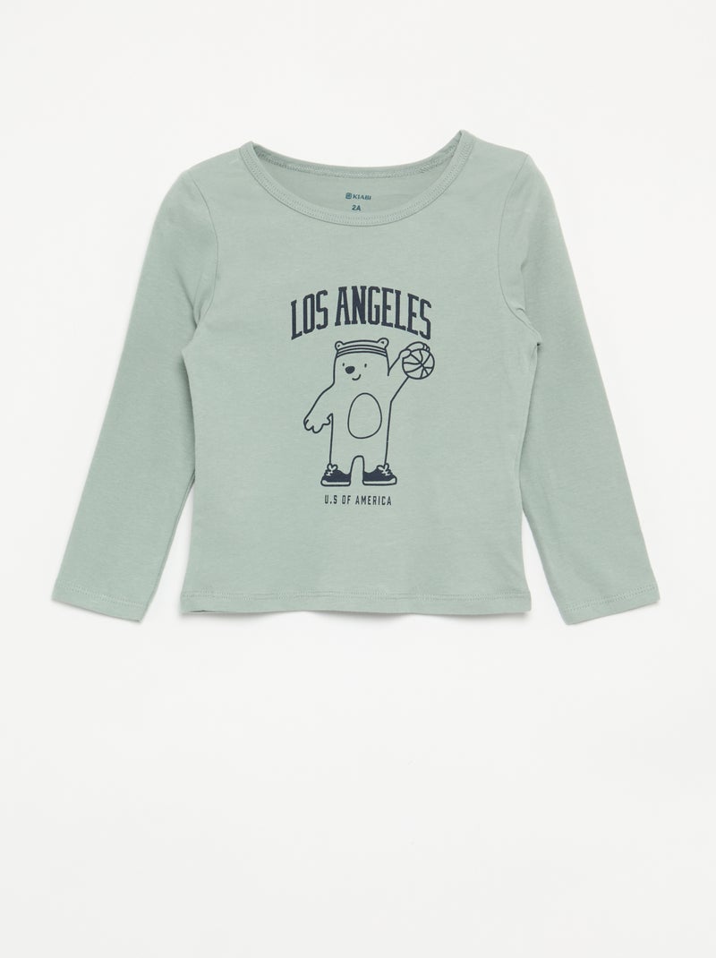 2-piece jersey pyjamas Blue - Kiabi