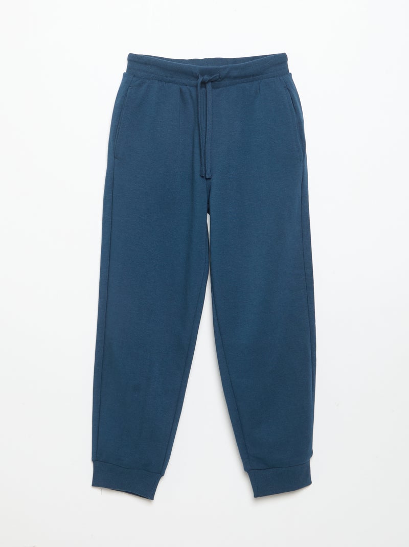 2-Piece Jogging Sweatshirt and Pants Set Blue - Kiabi