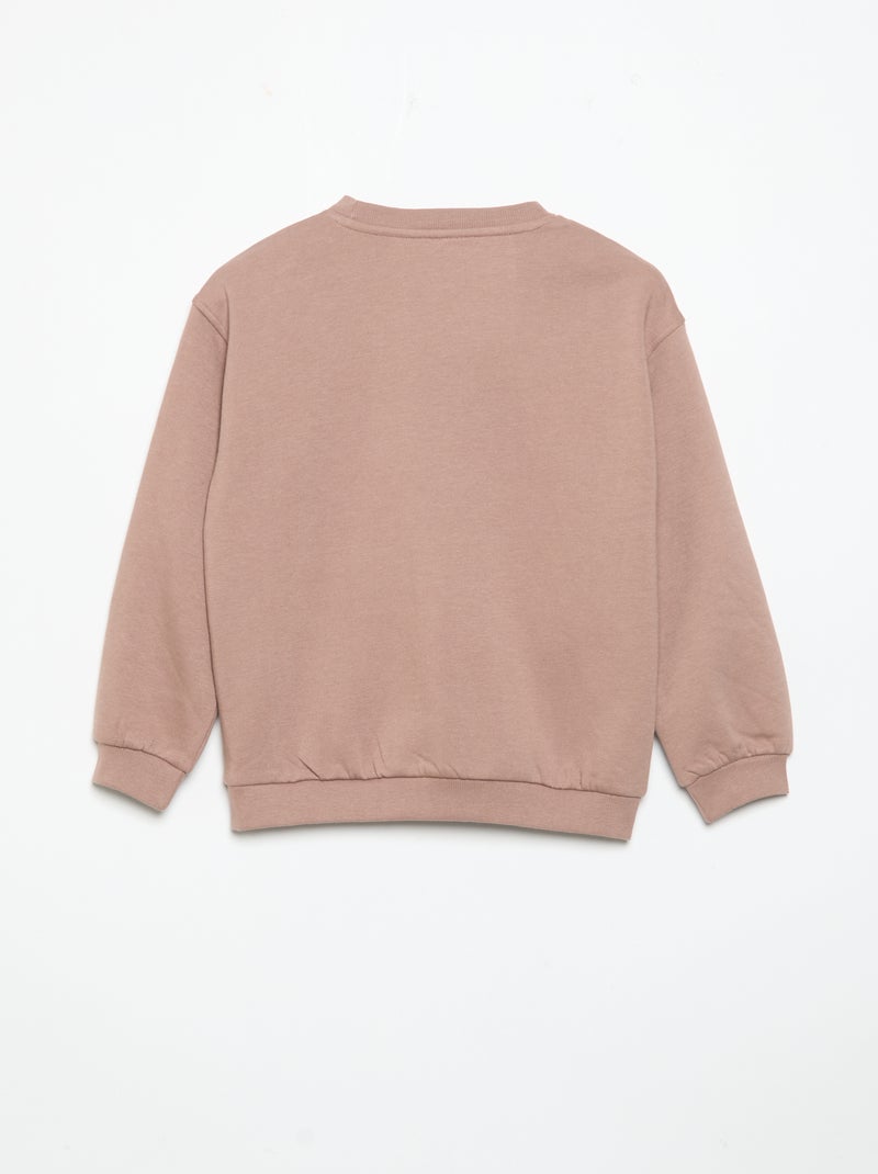 2-Piece Jogging Sweatshirt and Pants Set Pink - Kiabi