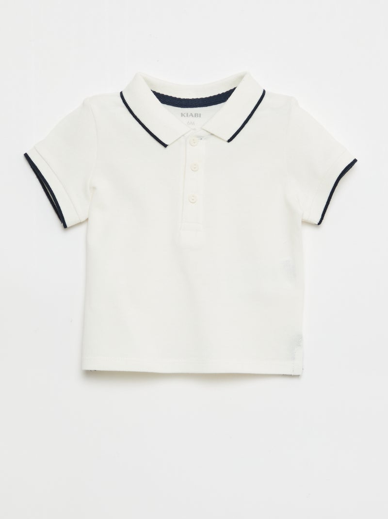 2-Piece Overalls & Polo Shirt Set Blue - Kiabi