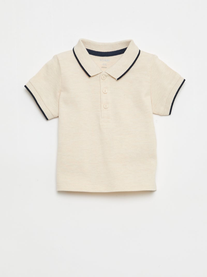 2-Piece Overalls & Polo Shirt Set Blue - Kiabi