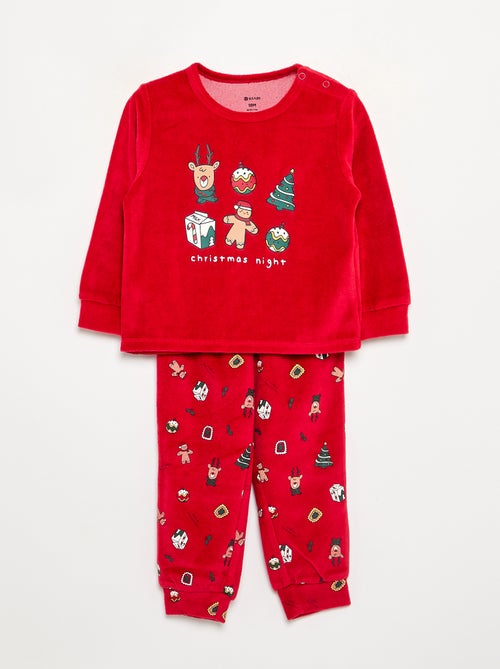 2-piece Pajama Set - Sweatshirt + Pants - Kiabi