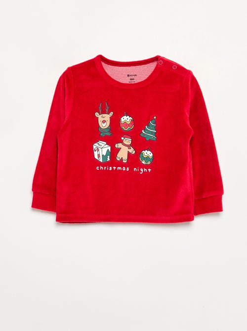 2-piece Pajama Set - Sweatshirt + Pants - Kiabi