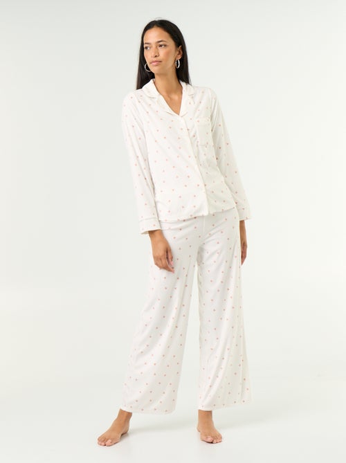 2-piece Pajama Set - Top + Pants - Kiabi