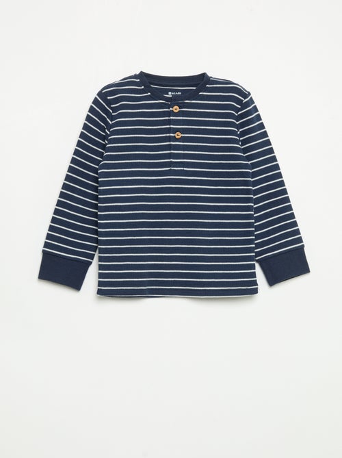 2-piece Pajamas - Long-sleeved T-shirt + Pants - Kiabi