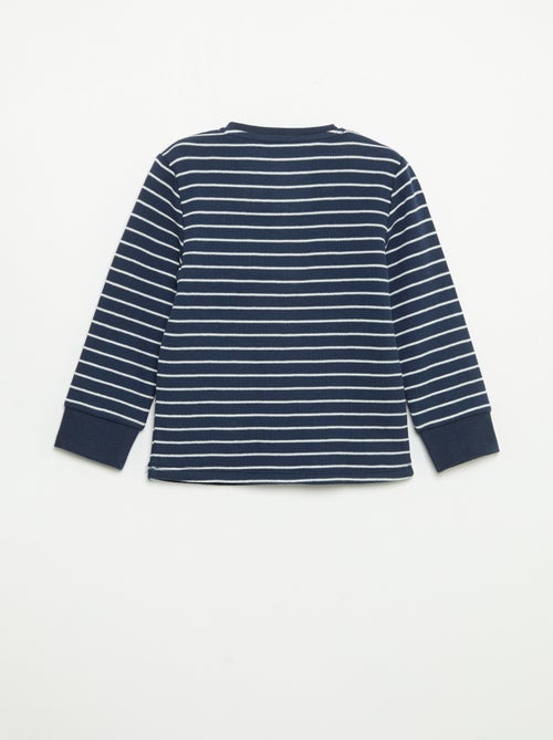 2-piece Pajamas - Long-sleeved T-shirt + Pants - Kiabi