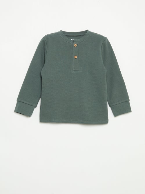2-piece Pajamas - Long-sleeved T-shirt + Pants - Kiabi