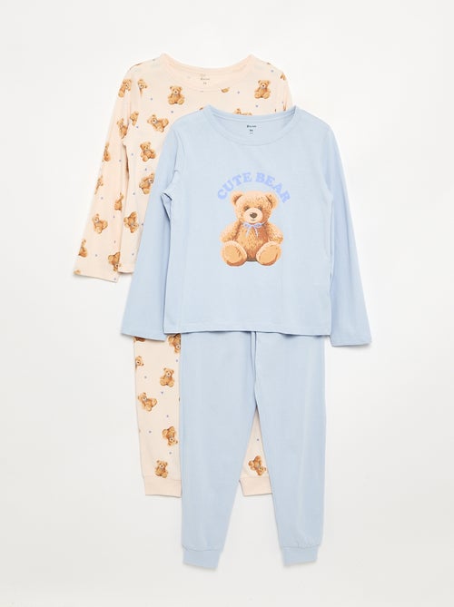 2-piece Pyjama Set - Pack of 2 - Kiabi