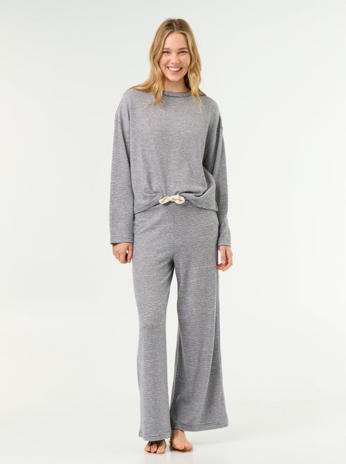 2-piece Pyjama Set - Sweatshirt + Trousers - Kiabi