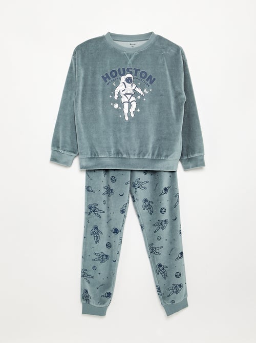 2-piece Pyjama Set - Sweatshirt + Trousers - Kiabi