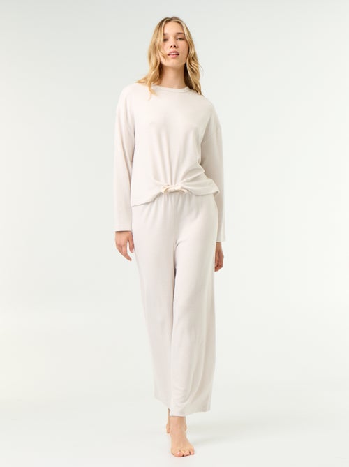 2-piece Pyjama Set - Sweatshirt + Trousers - Kiabi