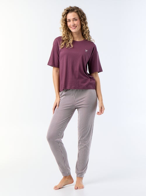 2-piece pyjama set - t-shirt + pants - Kiabi