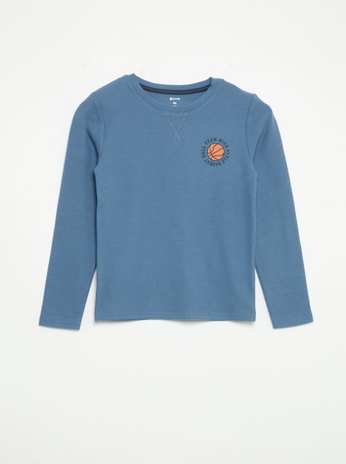 2-piece pyjamas - Long-sleeved T-shirt + trousers - Kiabi
