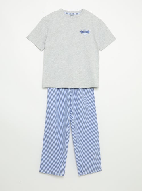 2-piece pyjamas - Short-sleeved t-shirt + trousers - Kiabi