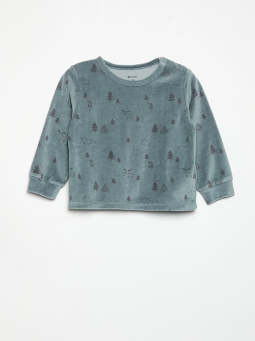 2-piece Pyjamas - Sweatshirt + Trousers - Kiabi