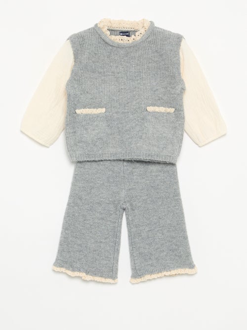 2-piece set - 2-in-1 sweater + leggings - Kiabi