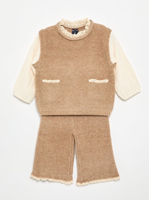 2-piece set - 2-in-1 sweater + leggings - Kiabi