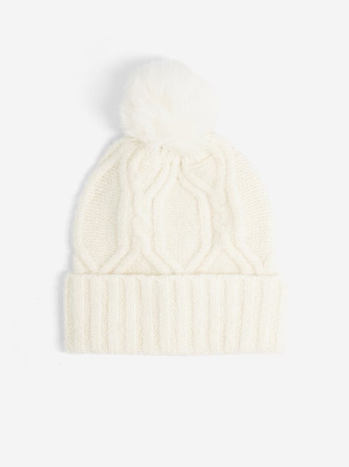 2-piece set - Bobble hat + neck warmer - Kiabi 2-piece set - Bobble hat + neck warmer - Kiabi