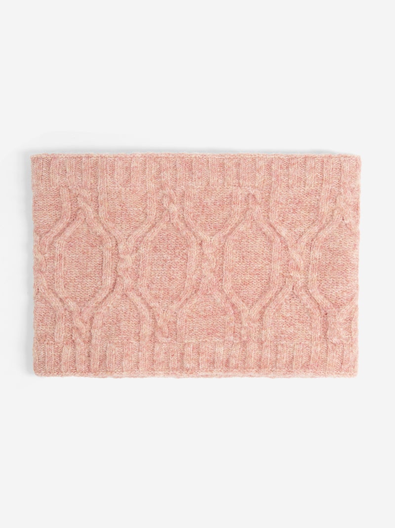 2-piece set - Bobble hat + neck warmer Pink - Kiabi