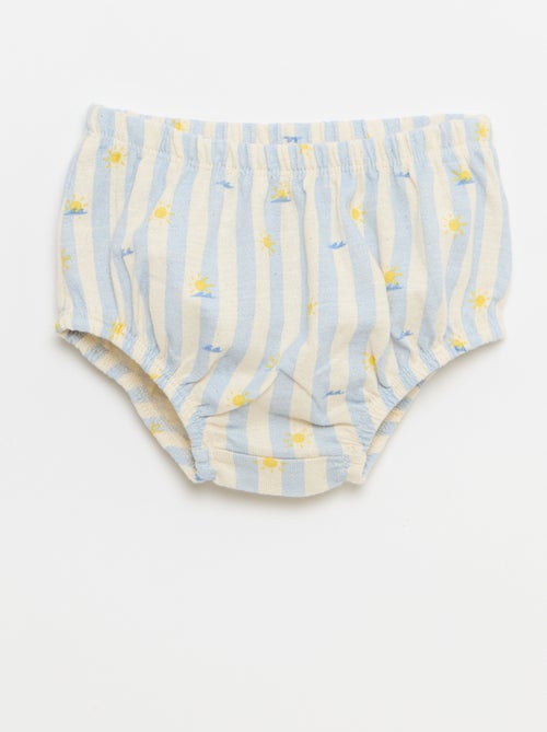 2-piece set - bodysuit + shorts - Kiabi