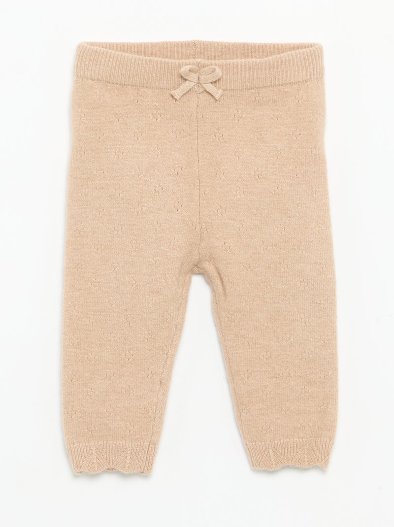 2-piece set - Cardigan + leggings Beige - Kiabi