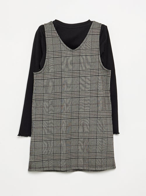 2-piece set - Dress + Long-sleeved T-shirt - Kiabi