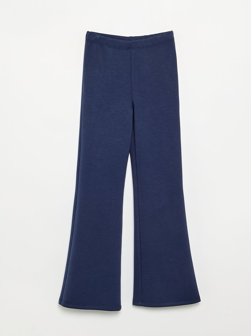 2-piece set - Hooded sweatshirt + flare leggings Navy - Kiabi
