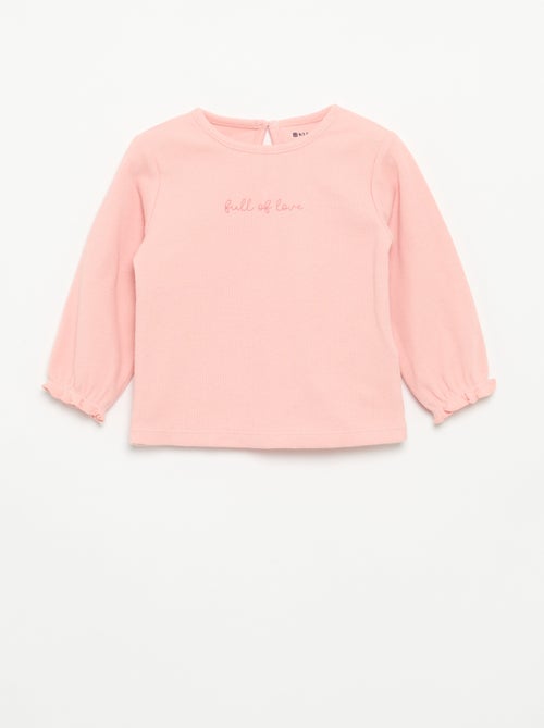 2-piece set - Long-sleeved T-shirt + leggings - Kiabi