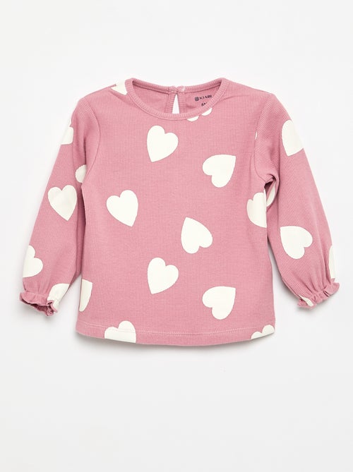 2-piece set - Long-sleeved T-shirt + leggings - Kiabi