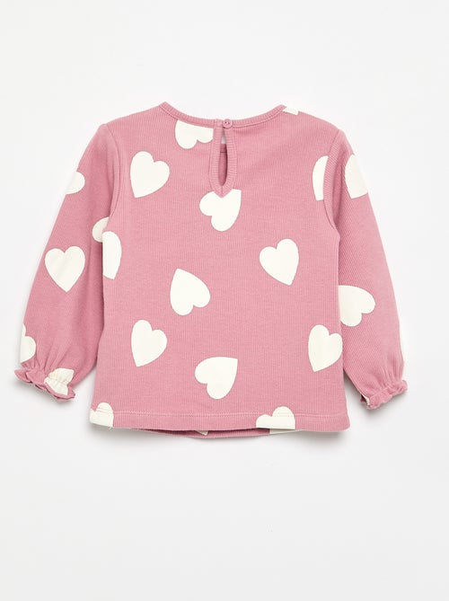 2-piece set - Long-sleeved T-shirt + leggings - Kiabi