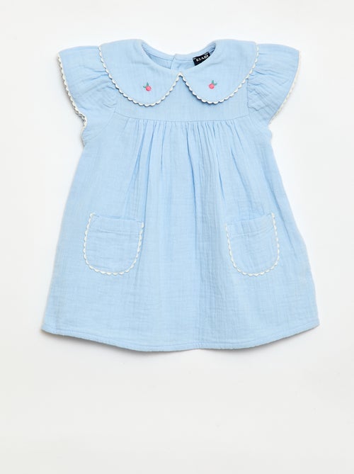 2-piece set - Short-sleeved dress + bloomers - Kiabi