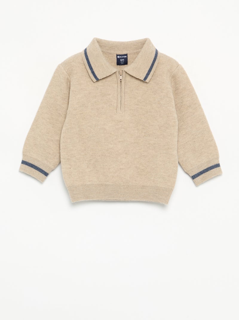 2-piece set - Sweater + leggings Beige - Kiabi