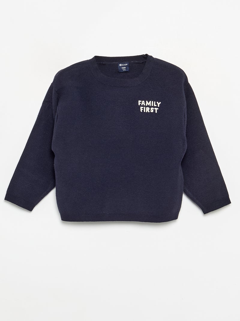 2-piece set - Sweater + trousers Blue - Kiabi