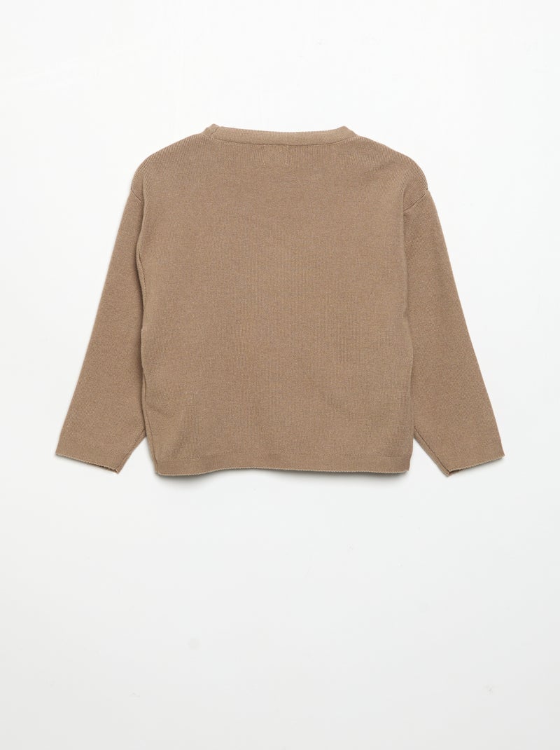2-piece set - Sweater + trousers Brown - Kiabi