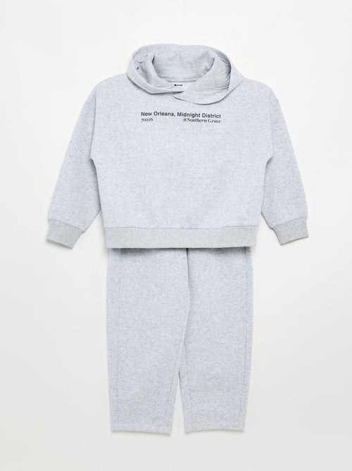 2-piece set - sweatshirt + jogging bottoms - Kiabi