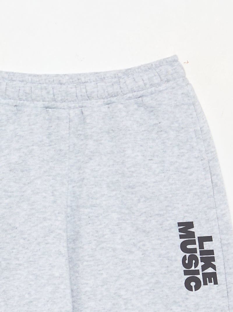 2-piece set - sweatshirt + jogging bottoms Grey - Kiabi