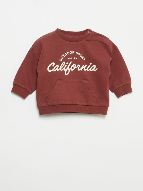 2-piece set - sweatshirt + jogging bottoms - Kiabi