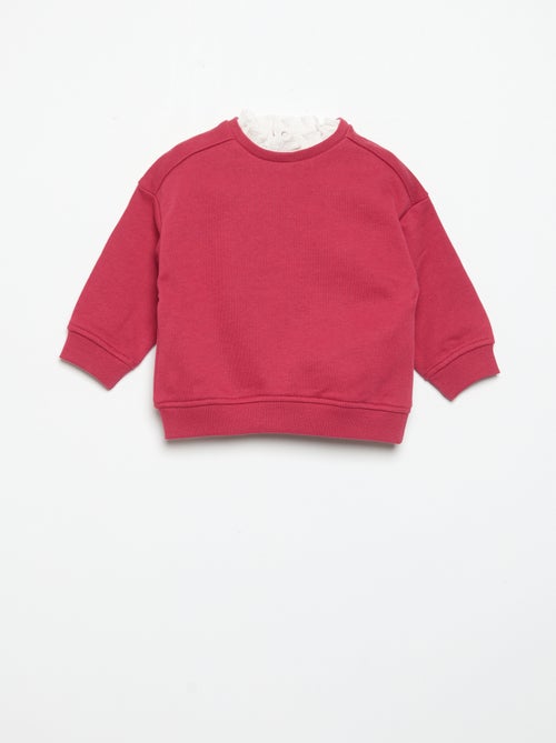 2-piece set - Sweatshirt + wide-leg trousers - Kiabi