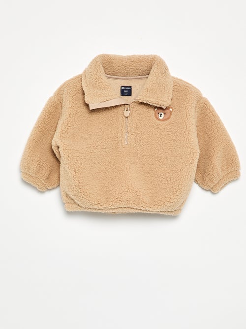 2-piece Sherpa Set - Sweatshirt and Trousers - Kiabi