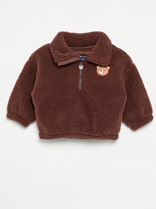 2-piece Sherpa Set - Sweatshirt and Trousers - Kiabi