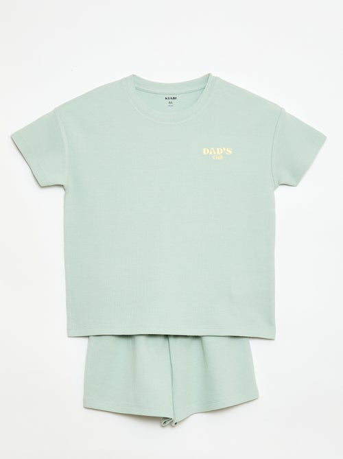 2-Piece Short Pajama Set - Kiabi